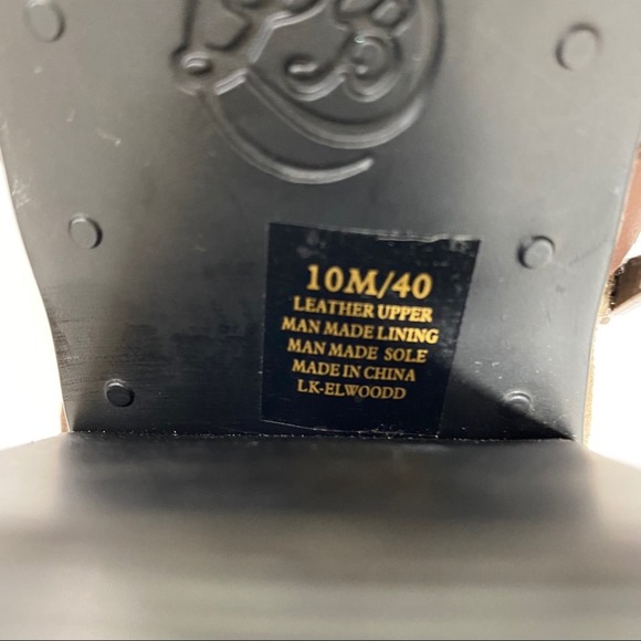 Lucky Brand Elwood Strappy Ankle Boot Brown Size 10 - Picture 14 of 14